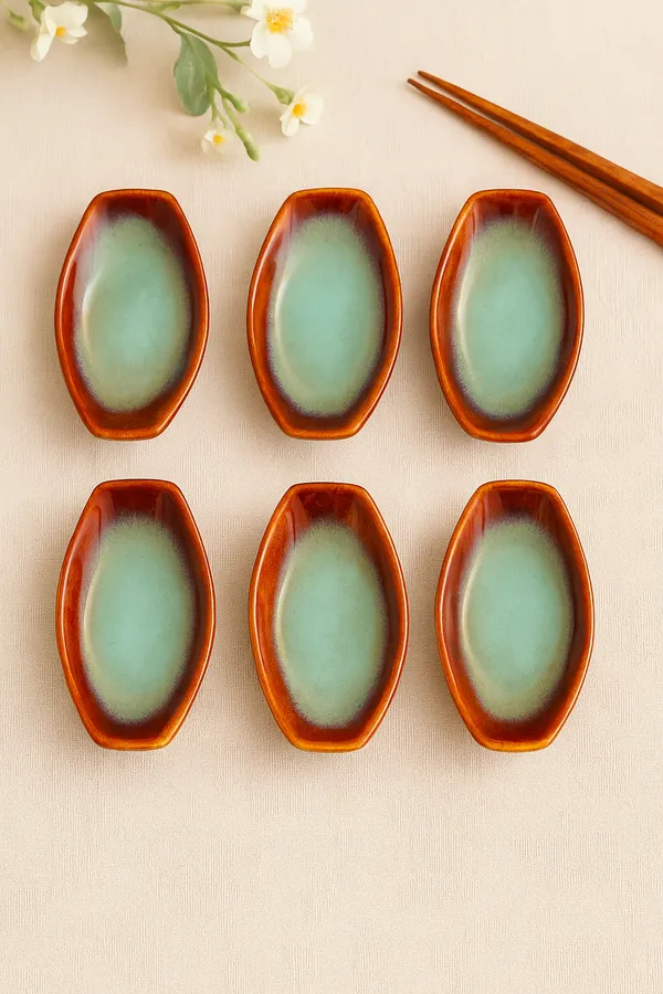 Greyish_Green_Ceramics_Elegant_Serveware_Snack_Plate_For_Home_and_Kitchen