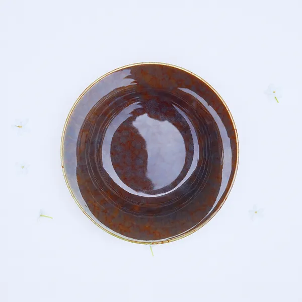 Deep_Brown_Ceramics_Fine_Dining_Tableware_Soup_Plate_For_Home_and_Kitchen