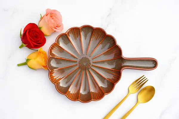 Deep_Brown_Ceramics_Contemporary_Serveware_Pizza_Platter_For_Home_and_Kitchen