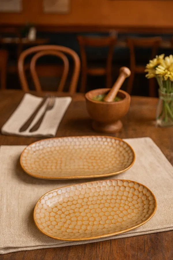 Light_Orange_Ceramics_Premium_Serveware_Serving_Tray_For_Home_and_Kitchen_(Set_of_2)