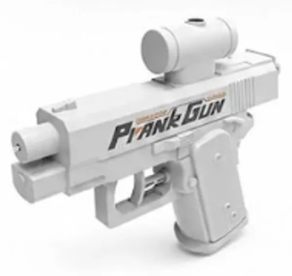 White_Plastic_Prank_Pistol_Water_Gun_With_Scope_-_Pack_of_2