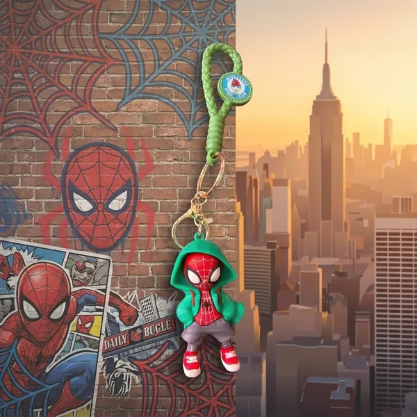 Spider-Man_Hoodie_Rubber_Keychain_With_Wristlet_Strap_-_Pack_of_2