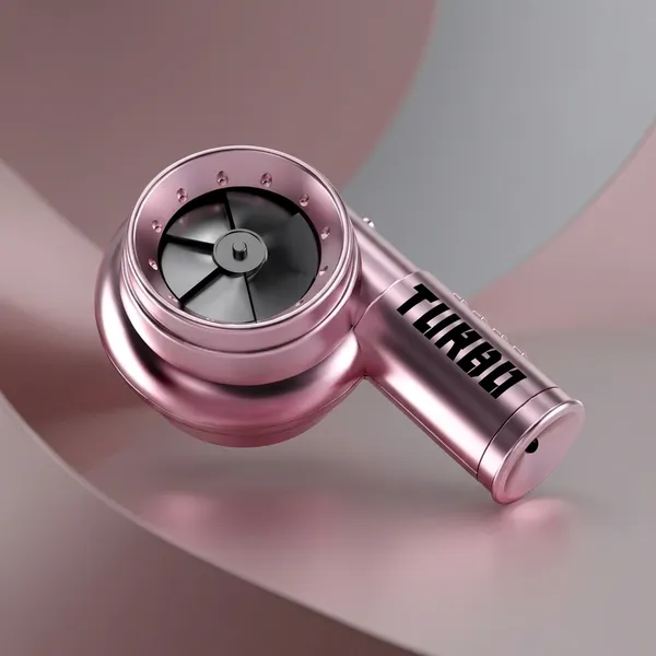 Pink_Metallic_Hair_Dryer_With_Diffuser_Attachment