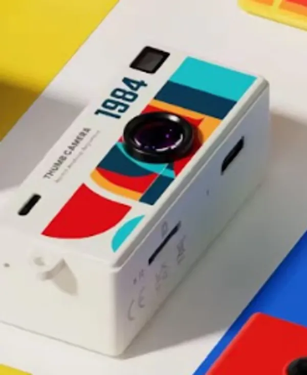 White_Retro_Geometric_Instant_Film_Camera