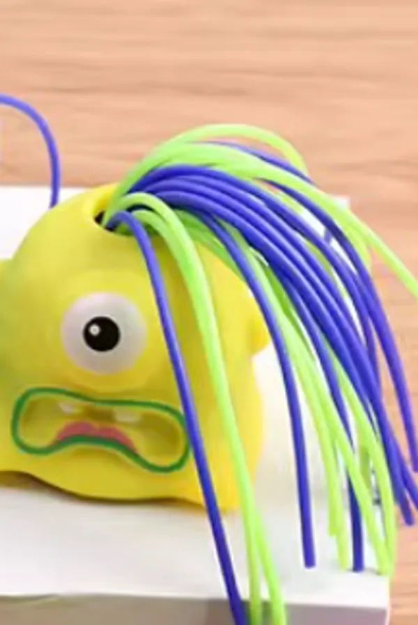 Yellow_Rubber_Monster_Character_Ribbon_Hairband_For_Kids