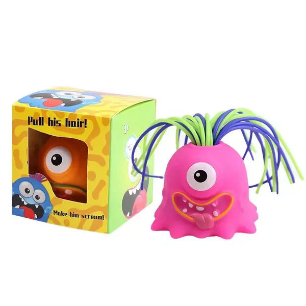 Pink_Monster_Pull-Hair_Interactive_Rubber_Squeeze_Toy