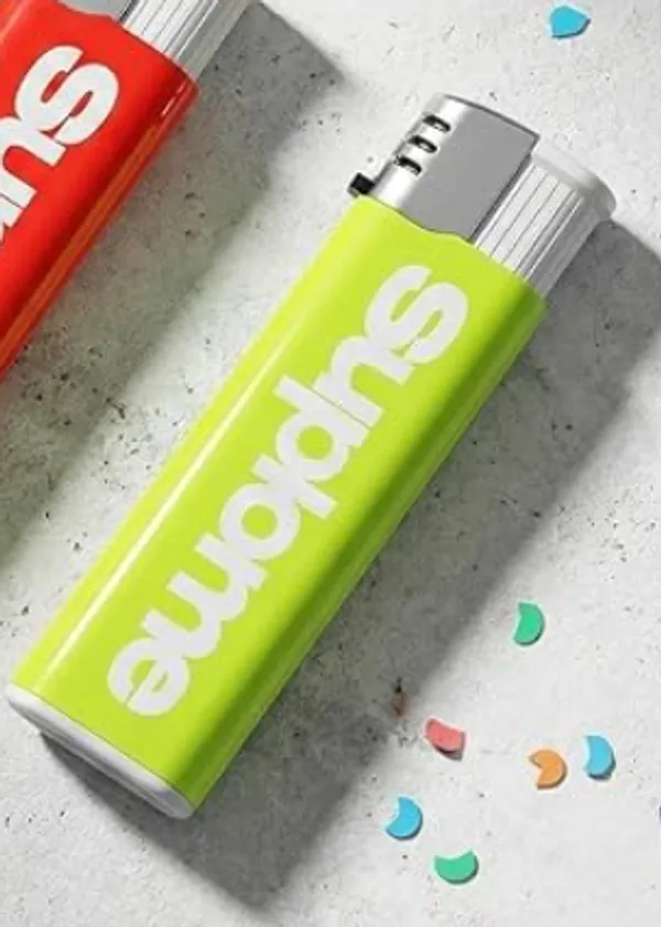 Neon_Green_Supreme_Branded_Refillable_Gas_Pocket_Lighter_-_Pack_of_2