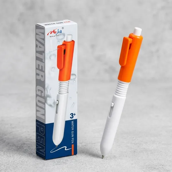 Orange_Plastic_Dual-Function_Water_Spraying_Novelty_Pen_-_Pack_of_2