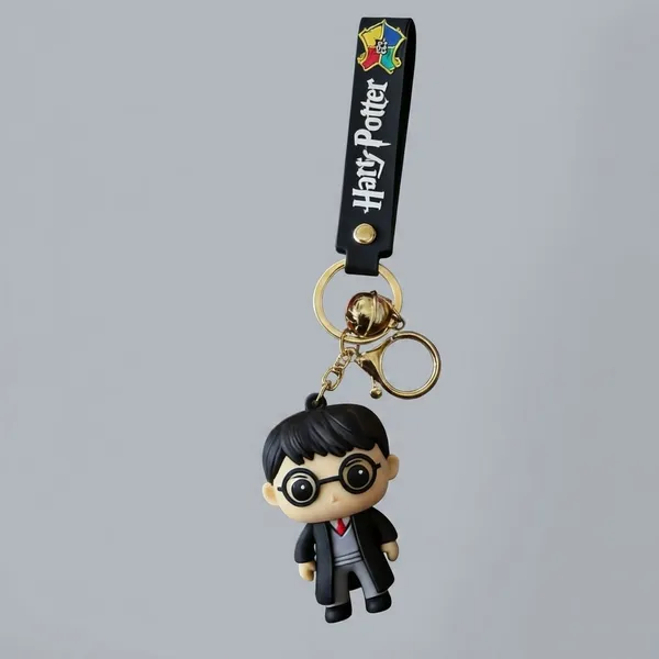 Harry_Potter_Chibi_Rubber_Keychain_With_Black_Strap_-_Pack_of_2
