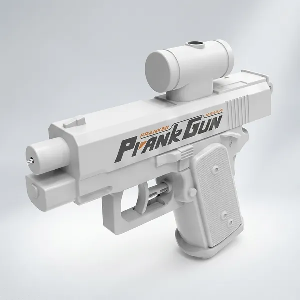 White_Plastic_Prank_Pistol_Water_Gun_With_Scope_-_Pack_of_2