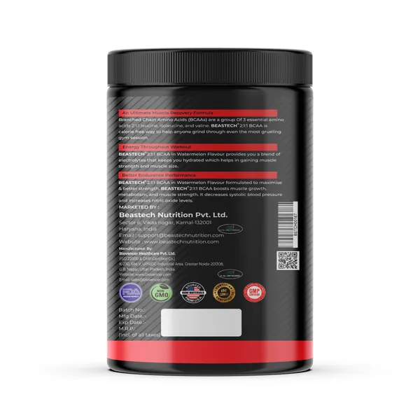 Bcaa_2:1:1_Watermelon_Flavour_Powder