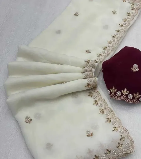 JB_CREATION_Embellished,_Embroidered,_Floral_Print_Bollywood_Georgette_Saree_(White)