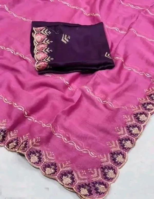 RUHU_CREATION_Embroidered_Banarasi_Jimmy_Jimmy_Saree_(Pink)