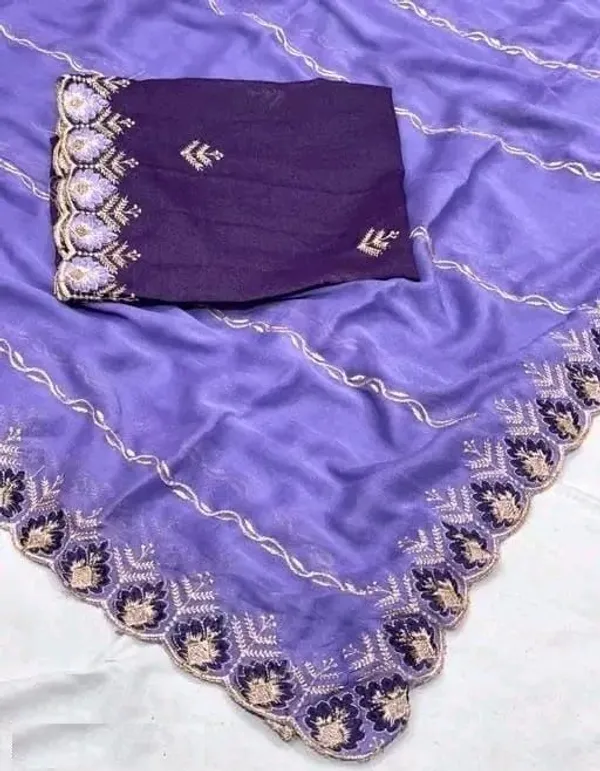 RUHU_CREATION_Embroidered_Banarasi_Jimmy_Jimmy_Saree_(Purple)