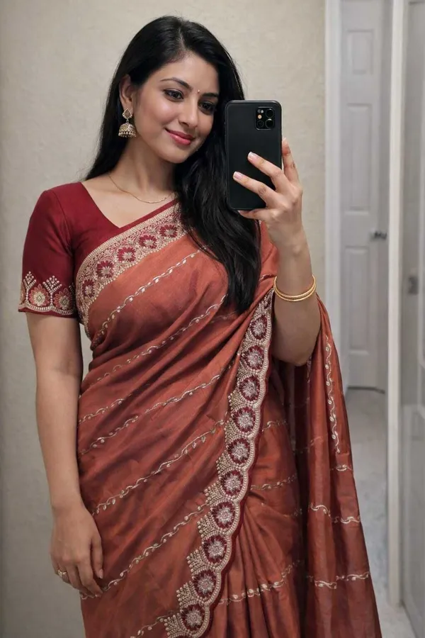RUHU_CREATION_Embroidered_Banarasi_Jimmy_Jimmy_Saree_(Maroon)