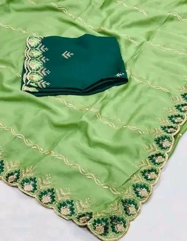 RUHU_CREATION_Embroidered_Banarasi_Jimmy_Jimmy_Saree_(Green)