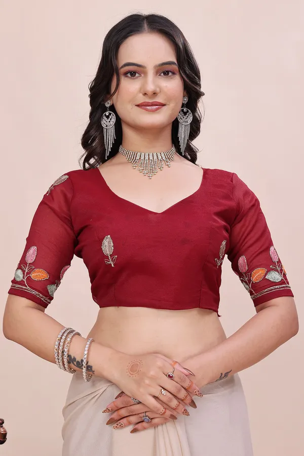 RUHU_CREATION_Embroidered_Bollywood_Chiffon_Saree_(Multicolor)