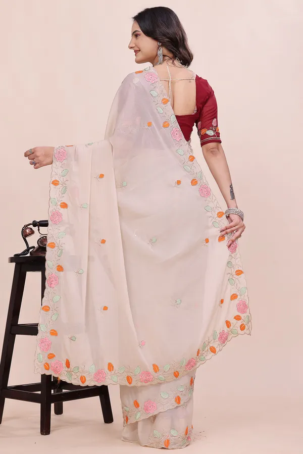 RUHU_CREATION_Embroidered_Bollywood_Chiffon_Saree_(Multicolor)