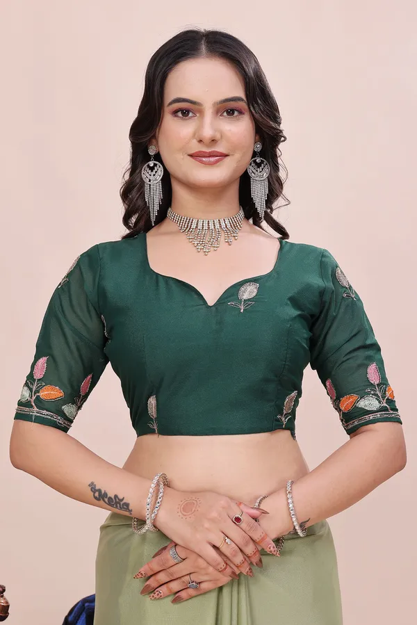 RUHU_CREATION_Embroidered_Bollywood_Chiffon_Saree_(Multicolor)