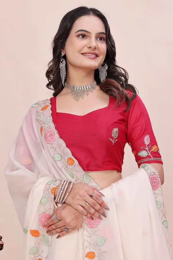 RUHU_CREATION_Embroidered_Bollywood_Chiffon_Saree_(White)