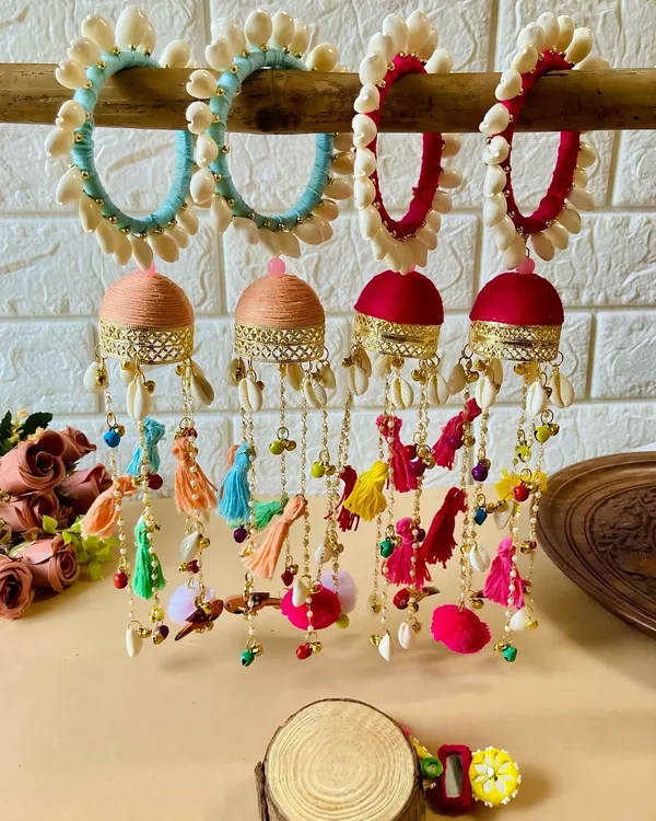 Pink_Thread_Shell_Beaded_Handcrafted_Necklace_Set_For_Women