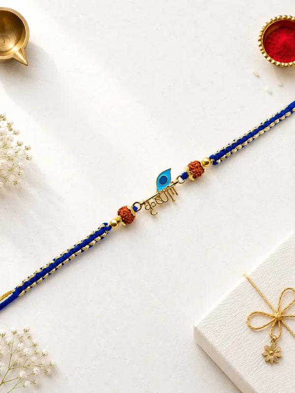 Krishna_Peacock_Feather_Blue_Rakhi_For_Brother_(Pack_Of_6)
