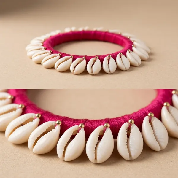 Pink_Fabric_Cowrie_Shell_Bangles_For_Women_Set_Of_2
