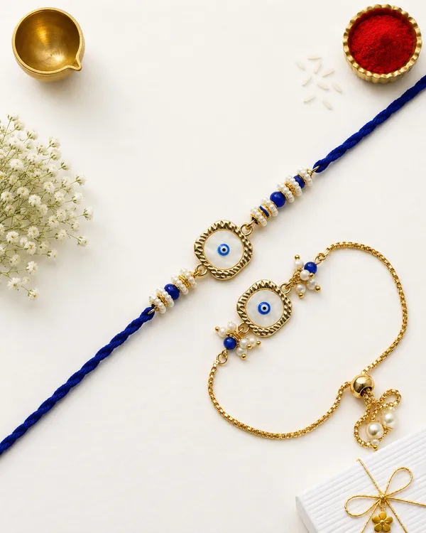 Blue_Evil_Eye_Charm_Rakhi_And_Lumba_Set_For_Bhaiya_Bhabhi_(Pack_Of_2)