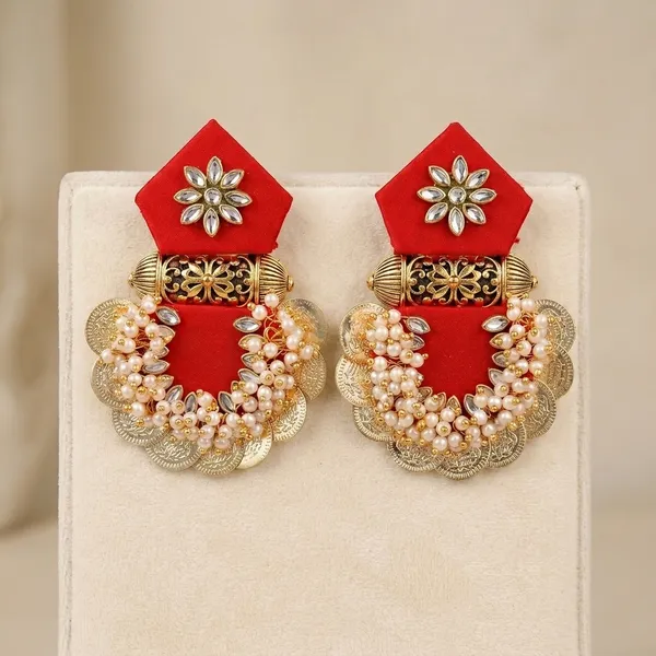 Red_Velvet_Kundan_Pearl_Chandbali_Earrings_For_Women