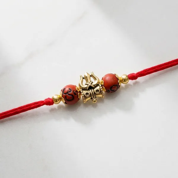 Red_Thread_Gold_Beaded_Rakhi_For_Brother_(Pack_Of_9)