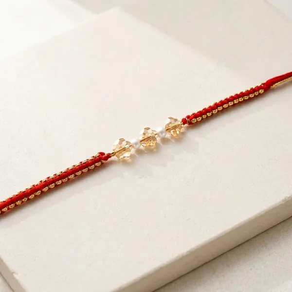 Red_And_Gold_Beaded_Rakhi_With_Decorative_Accents_(Pack_Of_5)