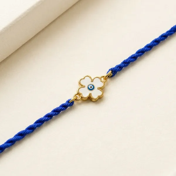 Gold_Clover_Evil_Eye_Blue_Thread_Rakhi_Bracelet_(Pack_Of_7)