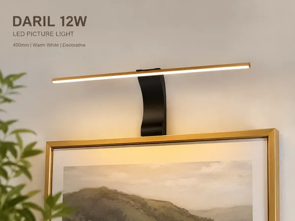 Daril_12W_1201_400Mm_Rosegold_Decorative_Led_Picture_Light