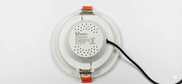 Daril_Surge_4Kv_Diva_Round_8W_3_In_1(6500K-4100K-2700K)_Led_Downlight_-_Pack_Of_2