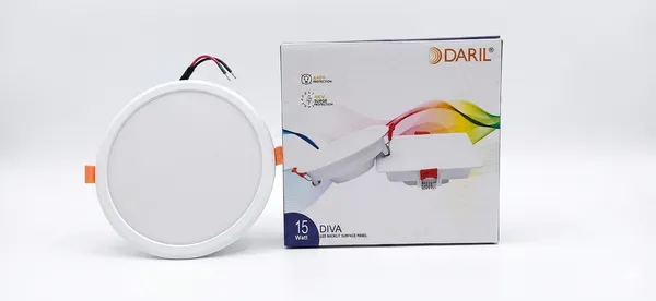 Daril_Surge_4Kv_Diva_Round_8W_65K_(White)_Led_Downlight_-_Pack_Of_2