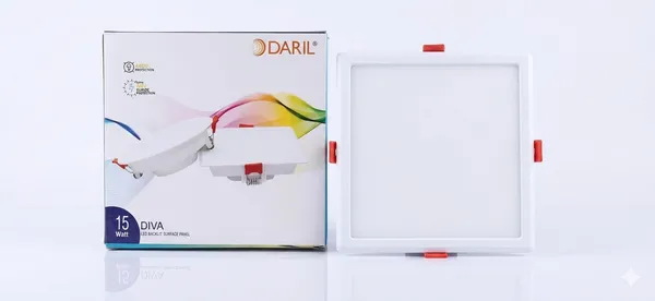Daril_Surge_4Kv_Diva_Square15W_3_In1_(6500K-4100K-3000K)_Led_Downlight