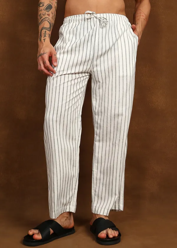 White_Grey_Striped___Lounge_Pants_for_Men
