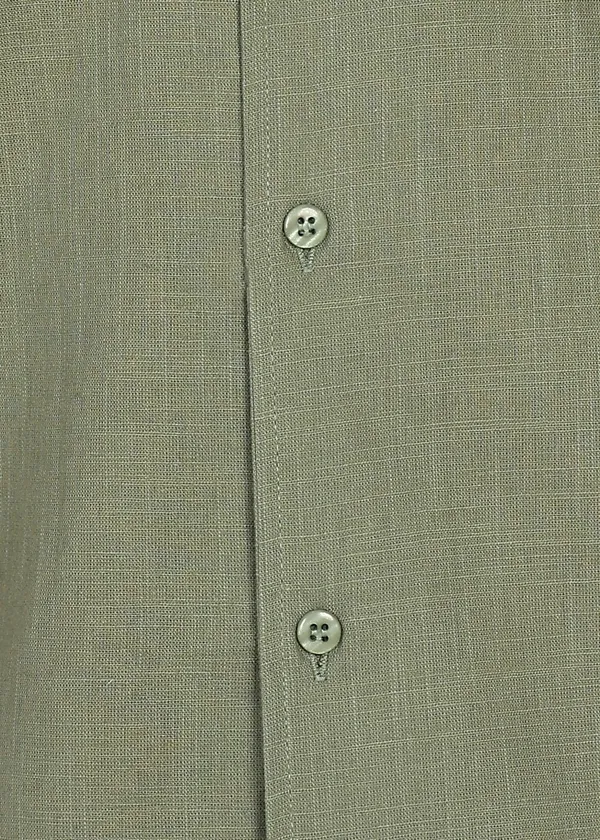 Olive_Green___Short_Sleeve_Shirt_And_Shorts_Set_For_Men