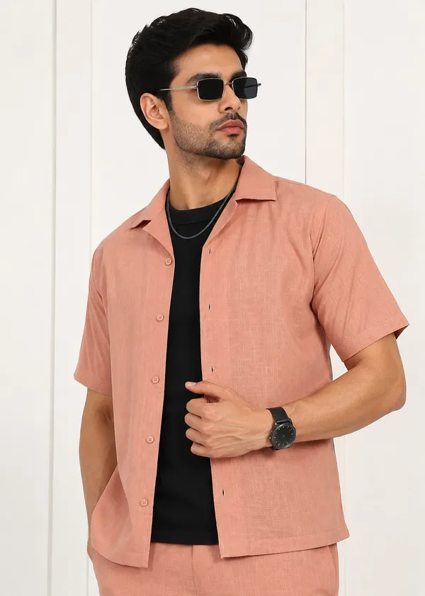 Pink___Shirt_And_Pant_Co-ord_Set_For_Men