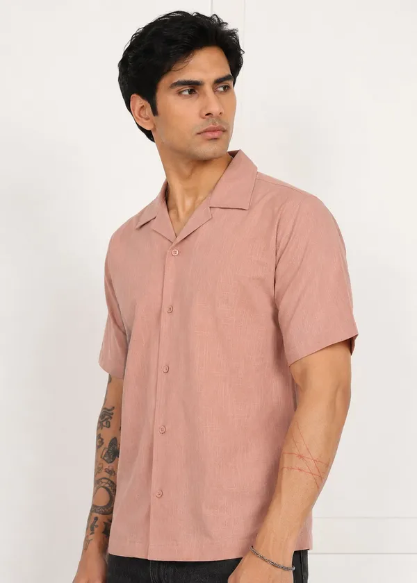 Peach___Short_Sleeve_Shirt_for_Men