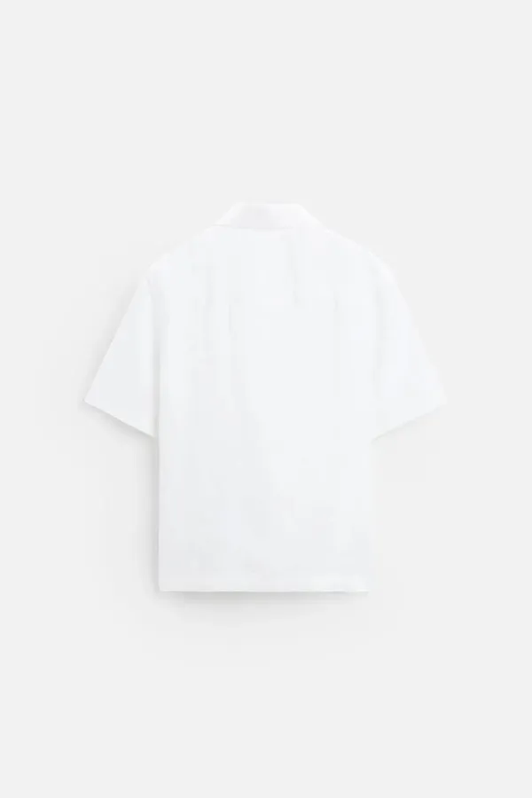 White___Polo_Collar_Half_Sleeve_Shirt_for_Men