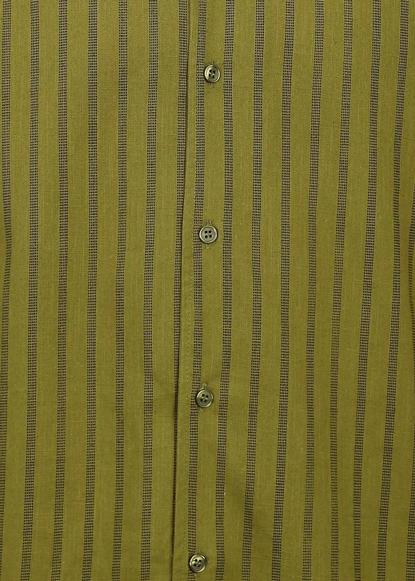Olive_Green_Striped_Short_Sleeve_Co-Ord_Set_for_Men