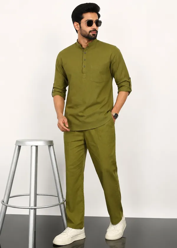 Olive_Green___Kurta_Pajama_Set_for_Men