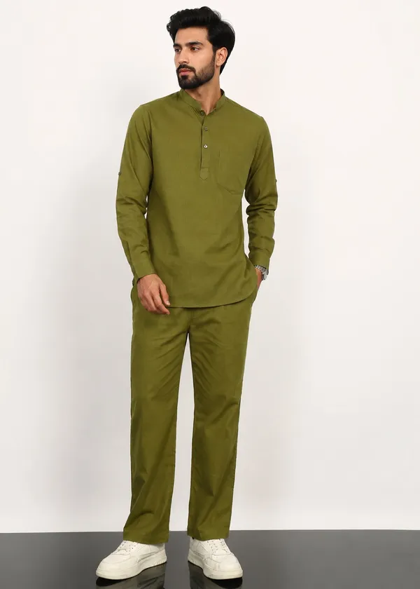 Olive_Green___Kurta_Pajama_Set_for_Men