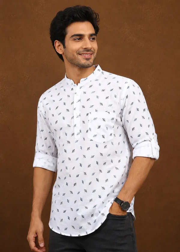 White_Leaf_Printed_Full_Sleeve_Casual_Shirt_for_Men
