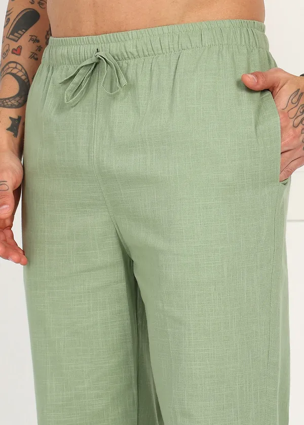 Green_Linen_Straight_Fit_Pants_for_Men