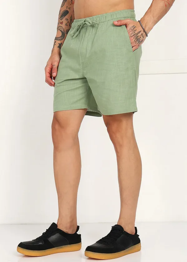 Green___Drawstring_Shorts_for_Men