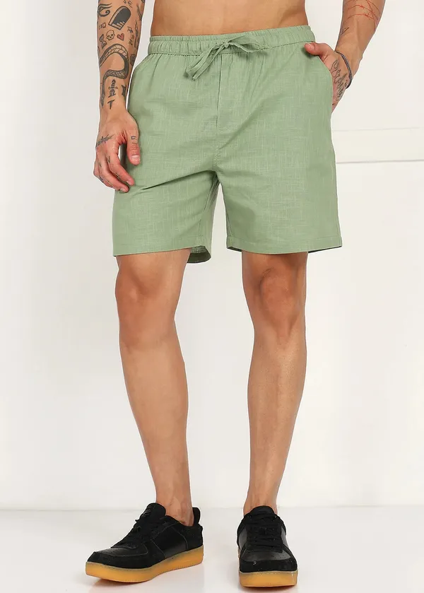 Green___Drawstring_Shorts_for_Men