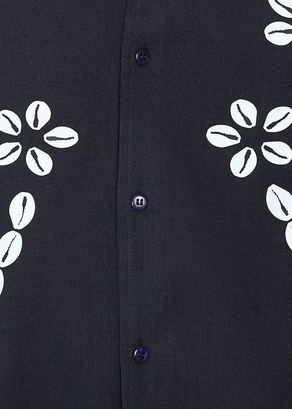 Navy_Blue_printed_Short_Sleeve_Shirt_for_Men