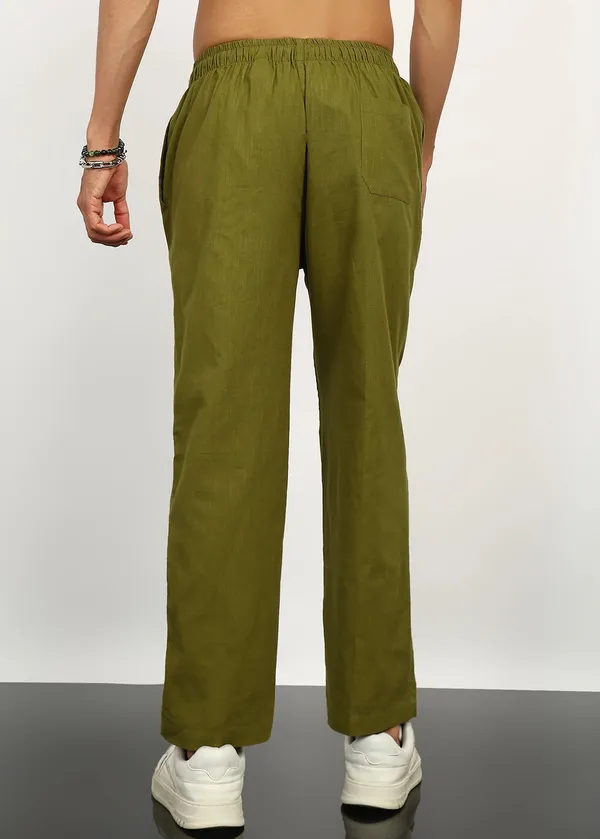 Olive_Green_Relaxed_Fit_Straight_Pants_for_Men